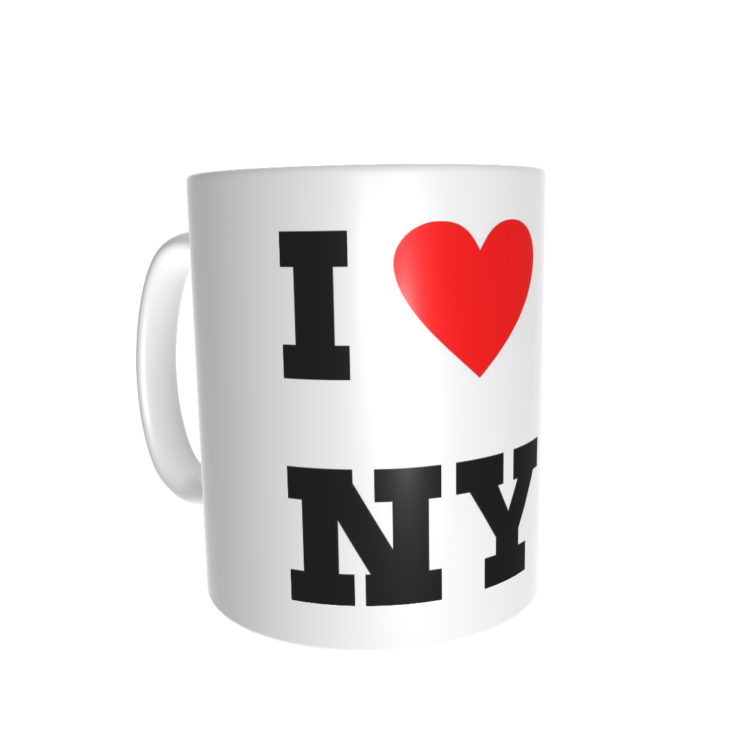Tasse expresso I Love New York noire - Arts de la table