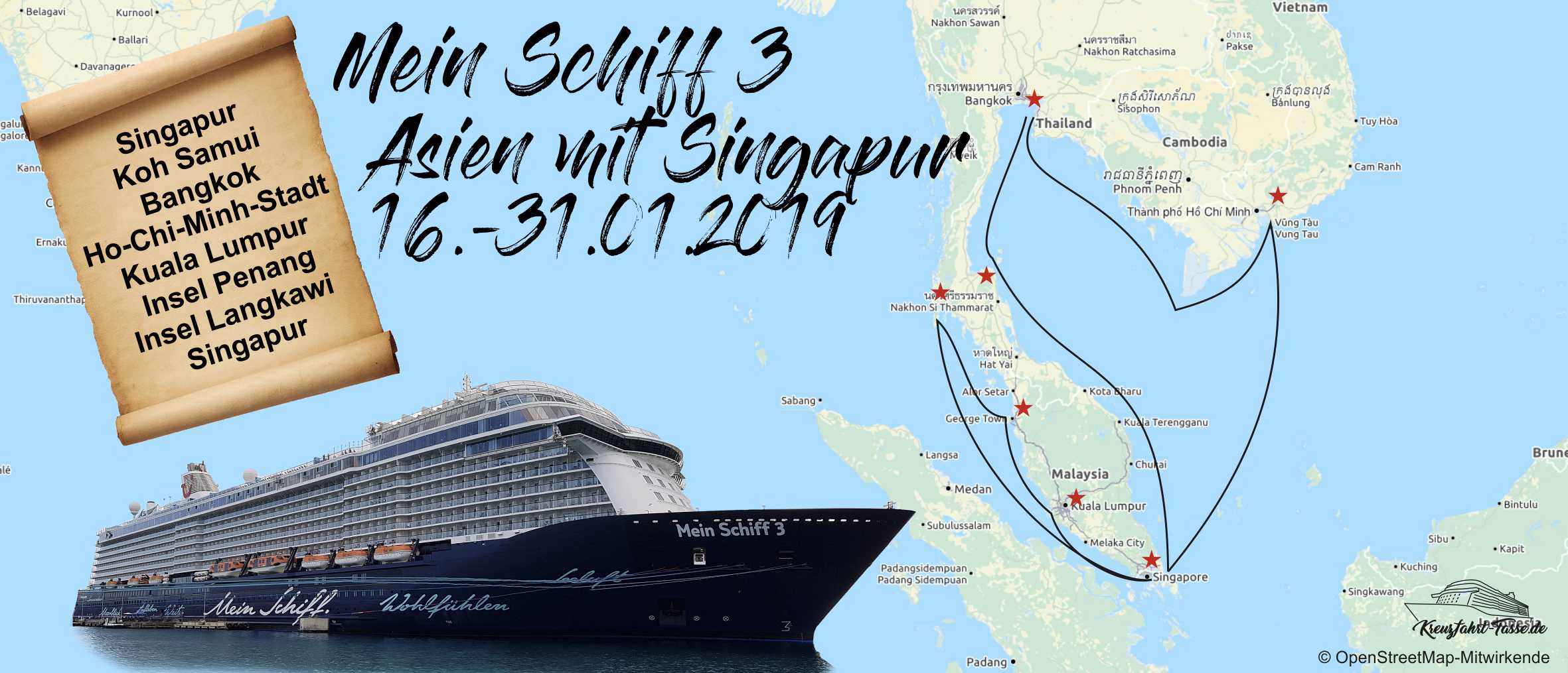 Mein Schiff 3 Asien Mit Singapur