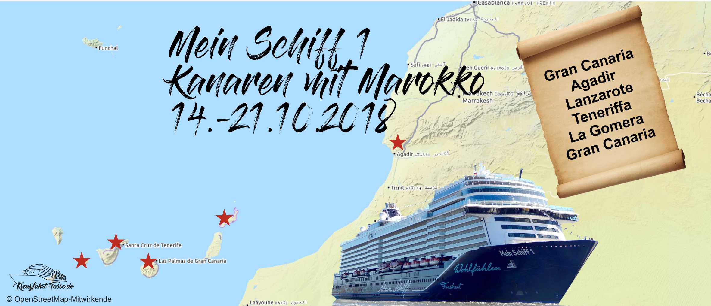 Mein Schiff 1 Kanaren Mit Marokko 14 21102018