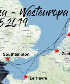 MSC Preziosa Westeuropa 19.-26.5.2019