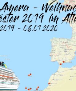 MS Amera - Weihnachten &  Silvester 2019 im Atlantik