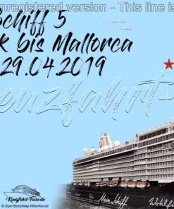 Mein Schiff 5 Dom Rep bis Mallorca 12.-29-4.2019