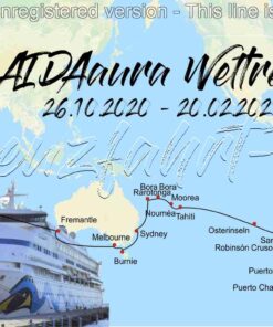 AIDAaura Weltreise 26.10.2020-20.02.2021