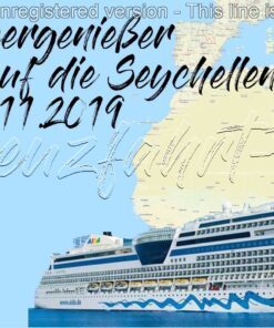 AIDAblu von Venedig auf dies Seychellen