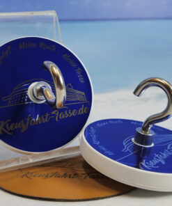 Hakenmagnet Kabine, Set 2 Stück